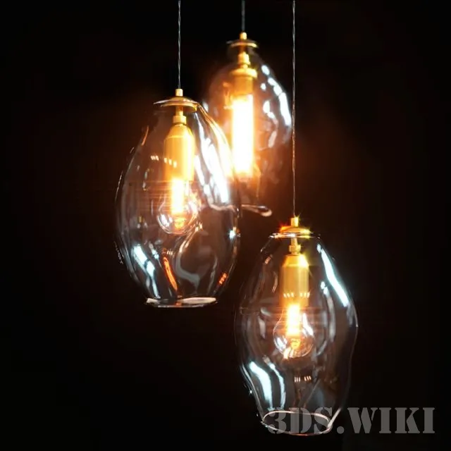 lighting – Pendant lamp Organic Large 3ds Max