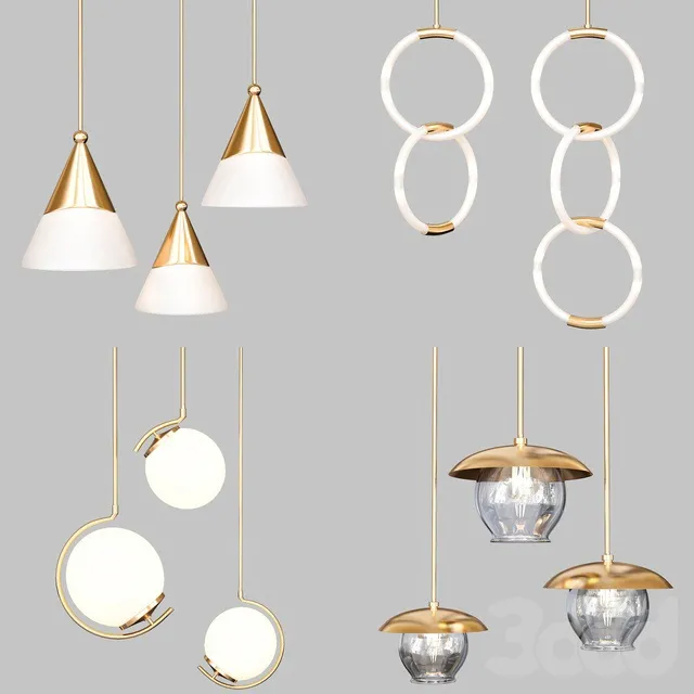 LIGHTING – PENDANT LIGHT – 3D MODELS – 3DS MAX – FREE DOWNLOAD – 12845