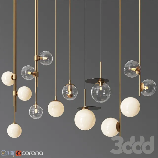 LIGHTING – PENDANT LIGHT – 3D MODELS – 3DS MAX – FREE DOWNLOAD – 12992