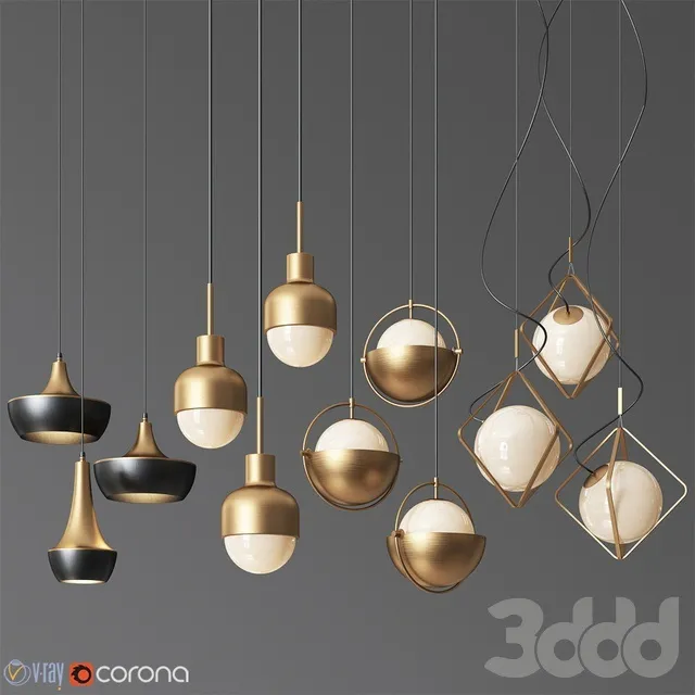 LIGHTING – PENDANT LIGHT – 3D MODELS – 3DS MAX – FREE DOWNLOAD – 12993