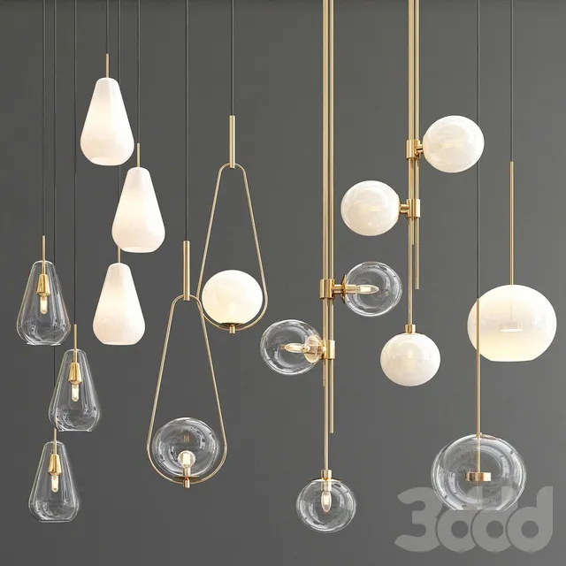 LIGHTING – PENDANT LIGHT – 3D MODELS – 3DS MAX – FREE DOWNLOAD – 13404