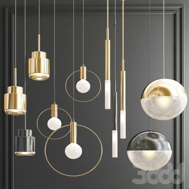 LIGHTING – PENDANT LIGHT – 3D MODELS – 3DS MAX – FREE DOWNLOAD – 13484