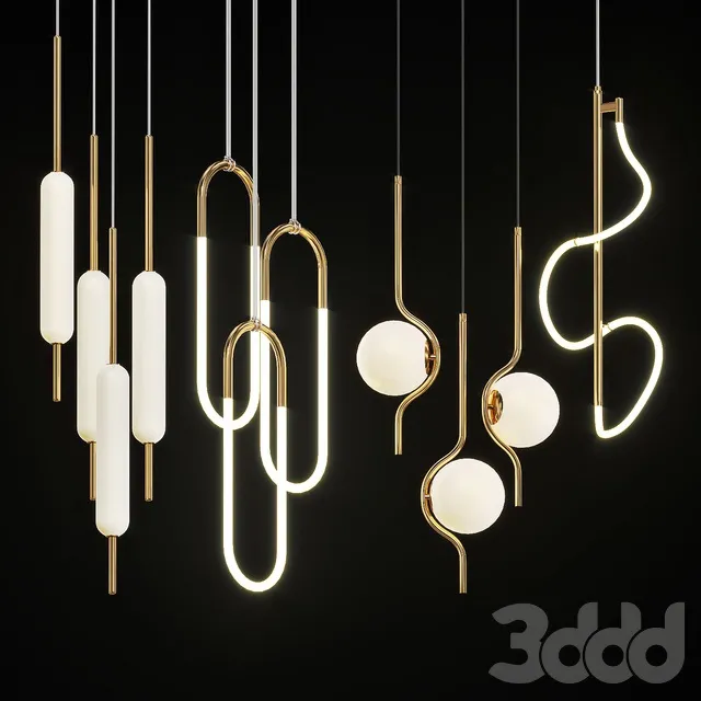 LIGHTING – PENDANT LIGHT – 3D MODELS – 3DS MAX – FREE DOWNLOAD – 13610