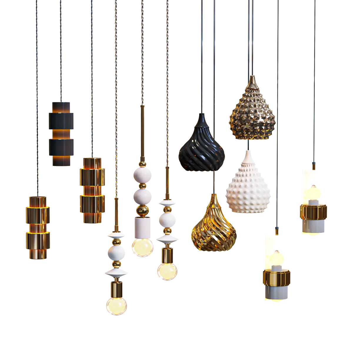 lighting – Pendant lights 3ds Max