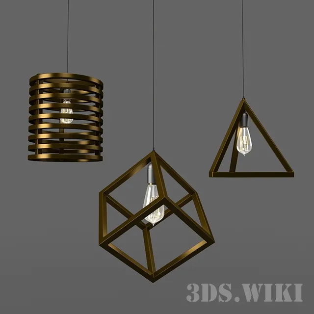 lighting – Pendant lights 3ds Max