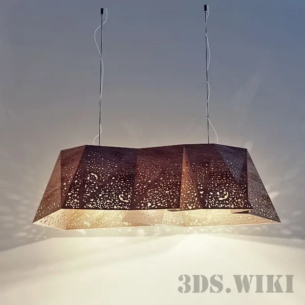 lighting – Plywood chandelier (max fbx) 3ds Max