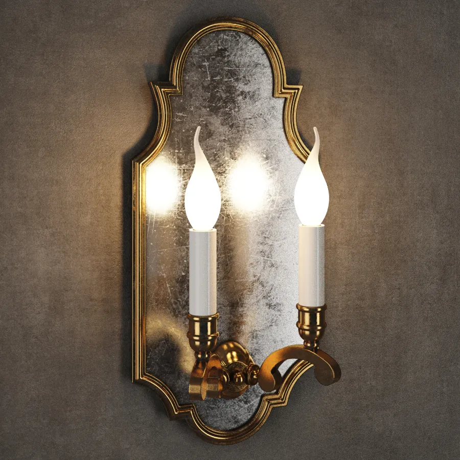 lighting – Reardon Sconce wall light 4 3ds Max