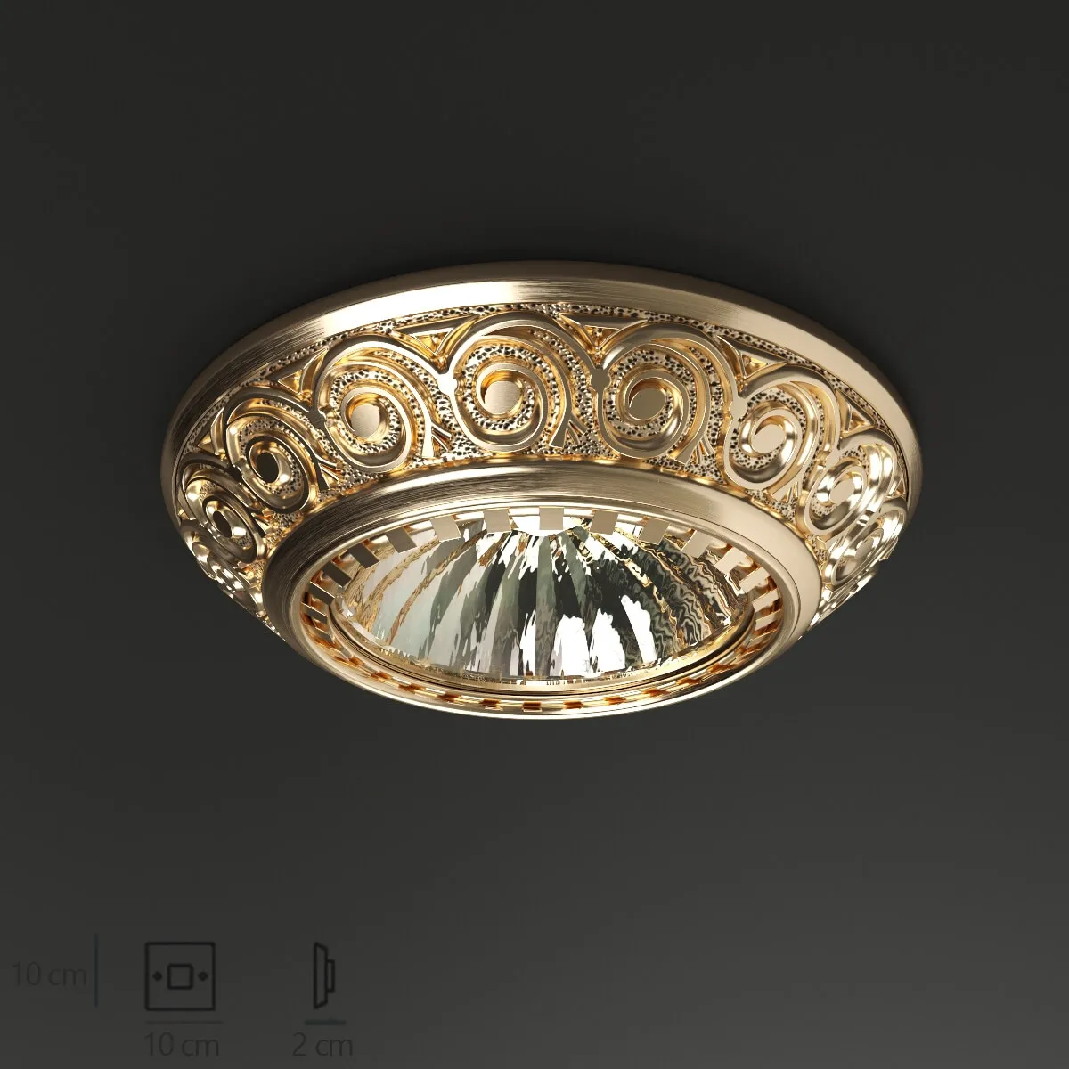 lighting – Reccagni Angelo spot 7102 3ds Max
