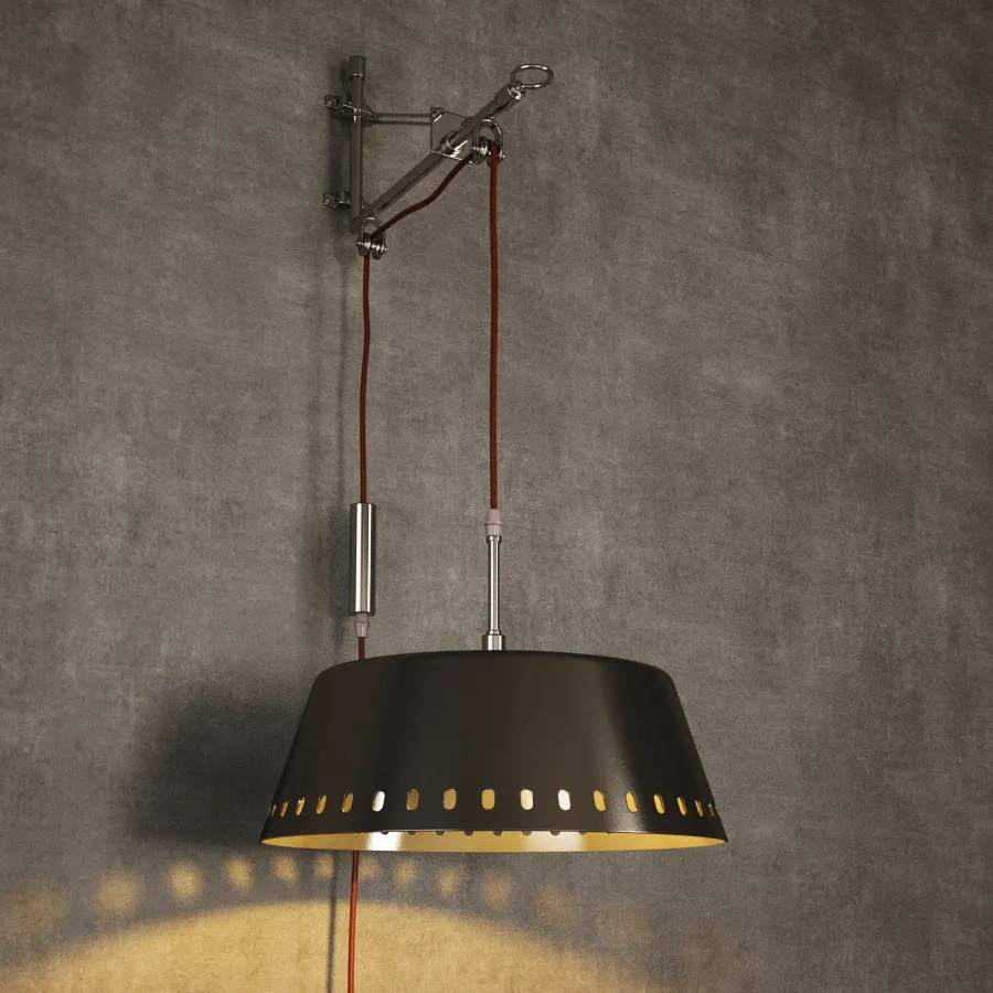 lighting – Riddle Sconce wall light SN045-1-ABG 3ds Max