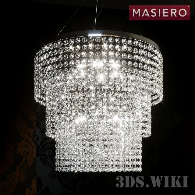 lighting – Round Chandelier Masiero 3ds Max