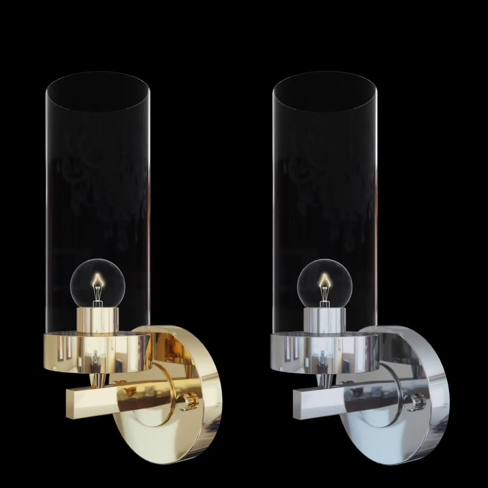 lighting – Sconce # A7210 3ds Max