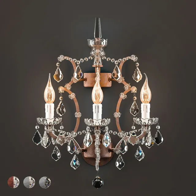 lighting – Sconce Crystal 3ds Max