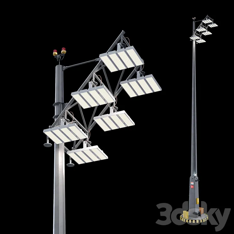 Lighting support with EWO floodlights 3DS Max