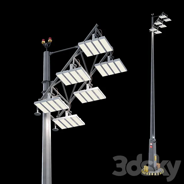 Lighting support with EWO floodlights 3DSMax File
