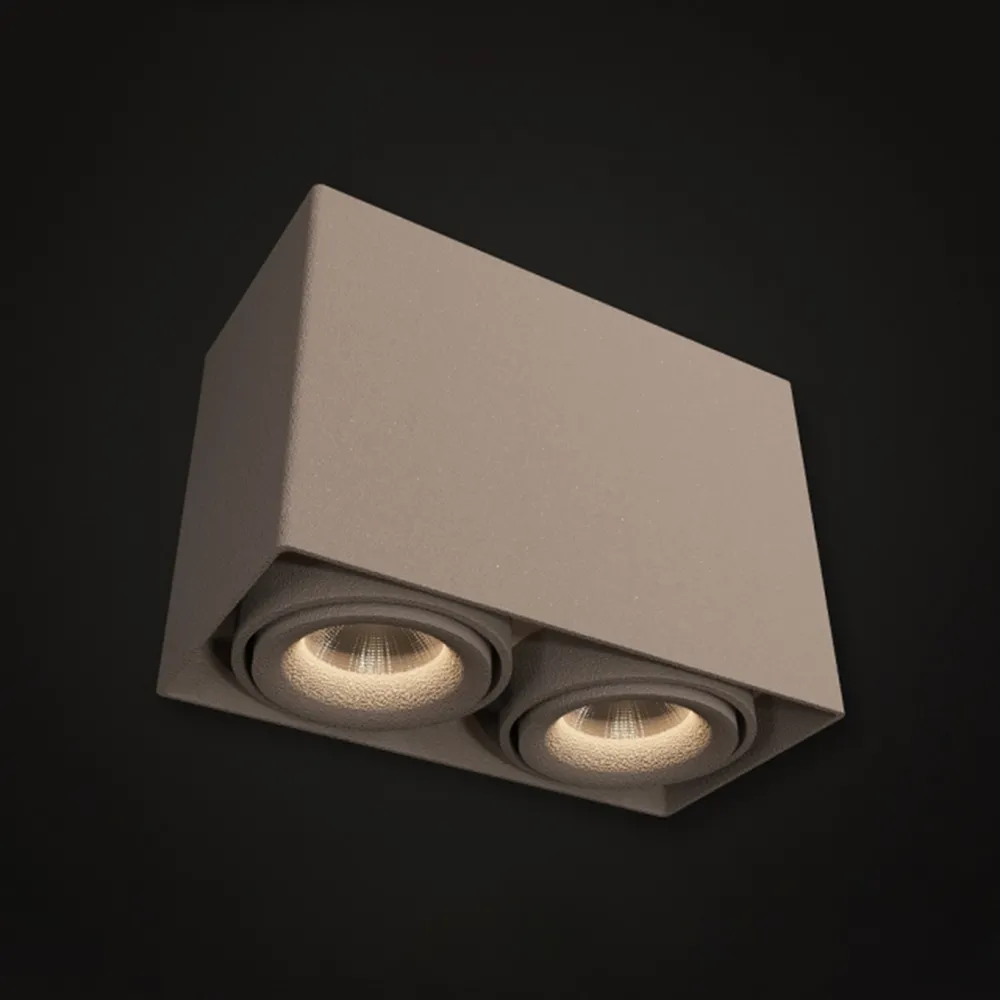 lighting – Surface mounted LED lamp DL18610 / 02WW-SQ Champagne 3ds Max