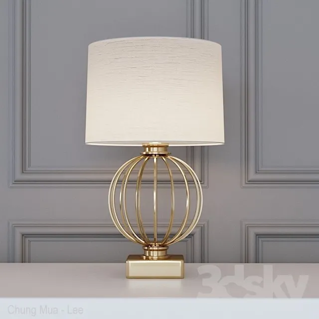 LIGHTING – TABLE LAMP – 3D MODELS – 3DS MAX – FREE DOWNLOAD – 14307