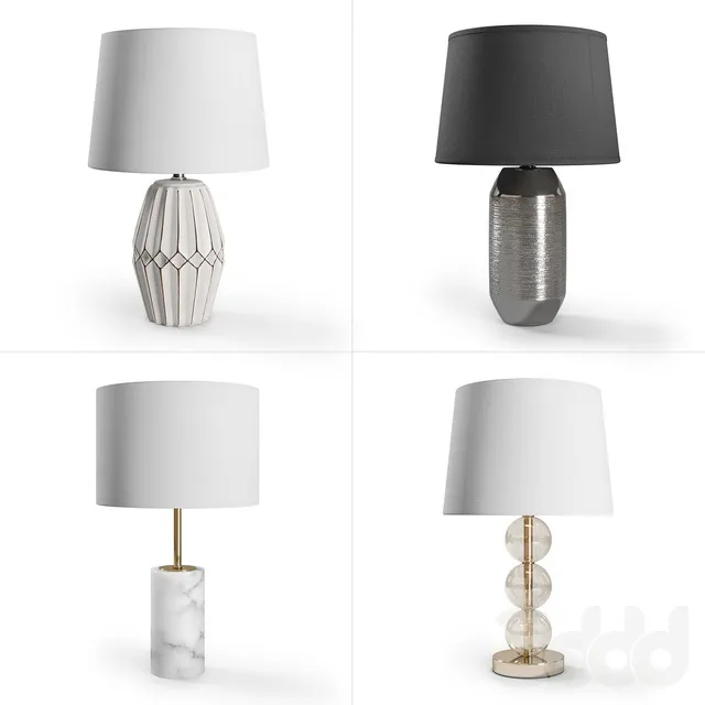 LIGHTING – TABLE LAMP – 3D MODELS – 3DS MAX – FREE DOWNLOAD – 14316