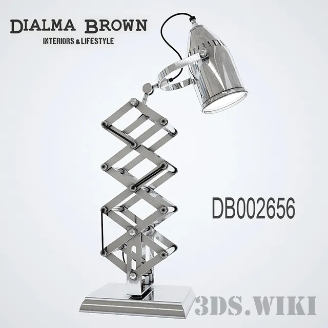 lighting – Table lamp “Dialma Brown” 3ds Max