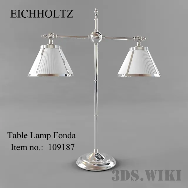 lighting – Table Lamp Fonda Eichholtz 3ds Max