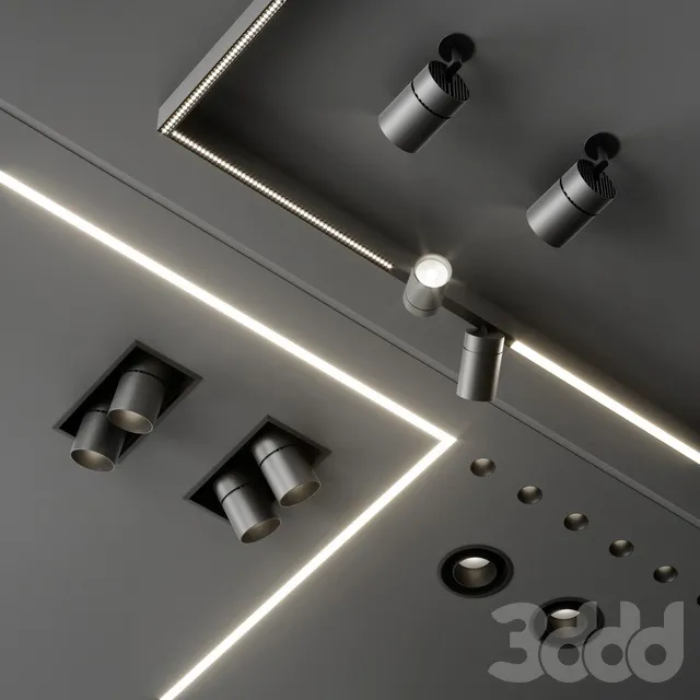 LIGHTING – TECHNICAL LIGHTING – 3D MODELS – 3DS MAX – FREE DOWNLOAD – 14528