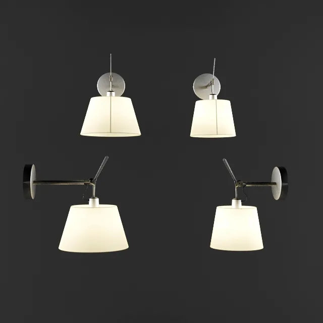 lighting – TOLOMEO wall shade 3ds Max