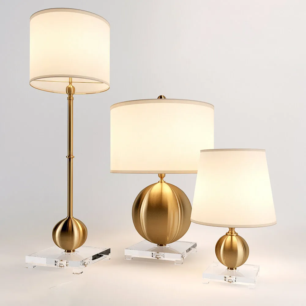 lighting – Uttermost table lamp set 3ds Max