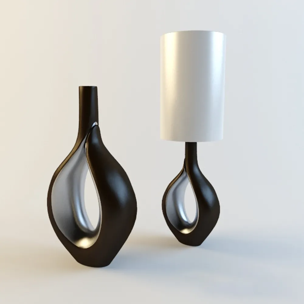 lighting – Vase and lamp 3ds Max