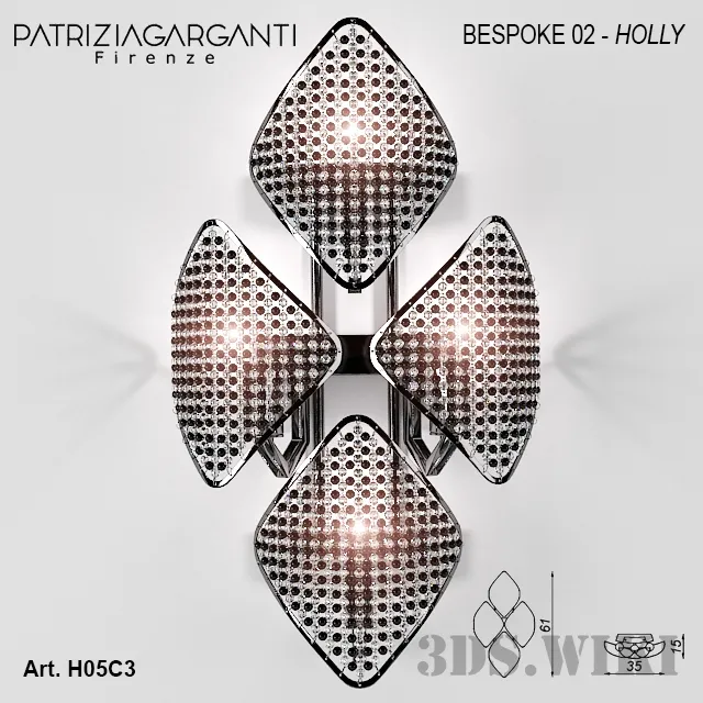 lighting – Wall lamp BRSPOKE 02 Holly from Patrizia Garganti 3ds Max