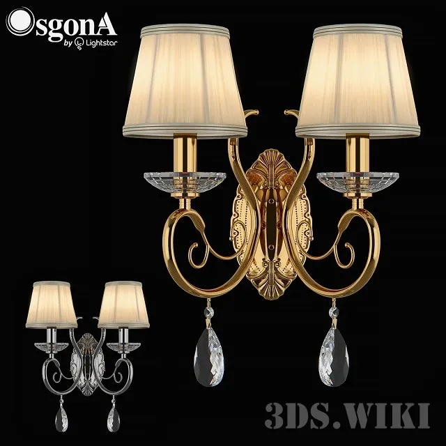lighting – Wall lamp Osgona Ricerco 693622/693624 3ds Max