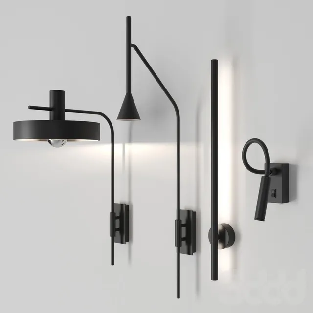 LIGHTING – WALL LIGHT – 3D MODELS – 3DS MAX – FREE DOWNLOAD – 14792