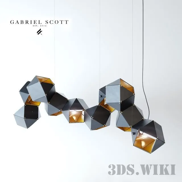 lighting – Welles Long chandelier 3ds Max