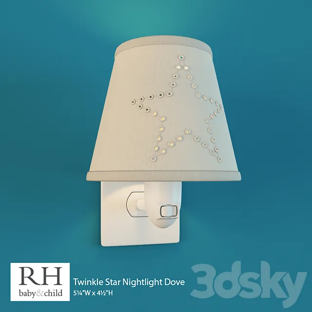 lights Twinkle Star 3DS Max Model