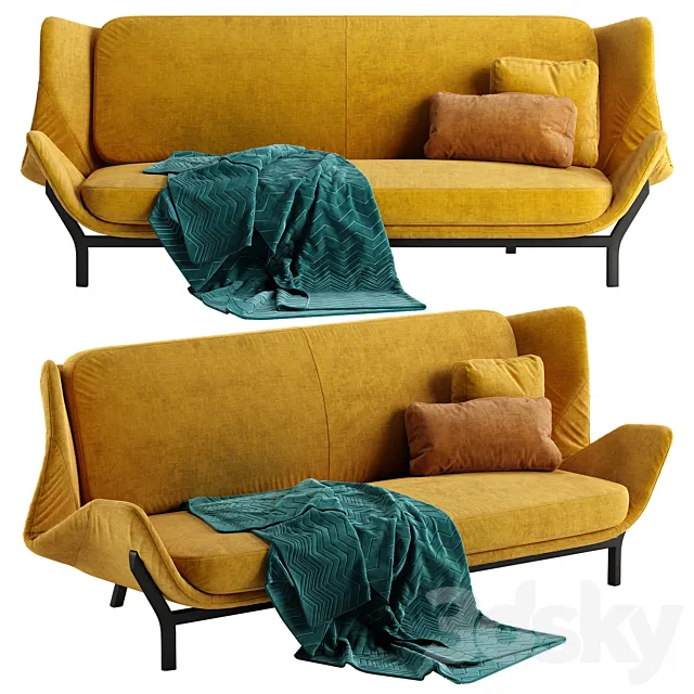Ligne roset clam sofa 3ds Max
