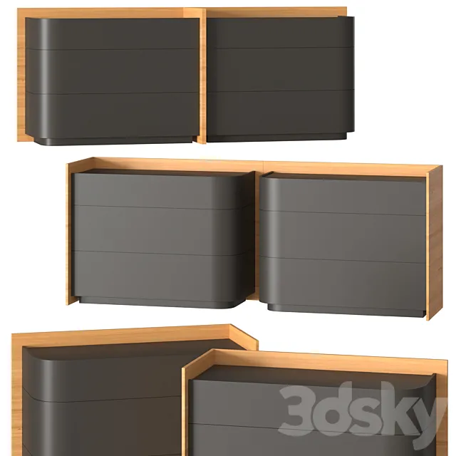 Ligne Roset Entreves Sideboards 3DSMax File