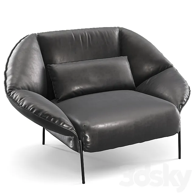 Ligne-roset PAIPAÏ Chair 3ds Max