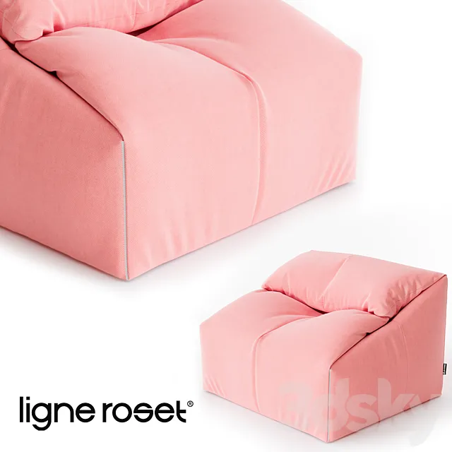 Ligne Roset PLUMY Armchair 3ds Max