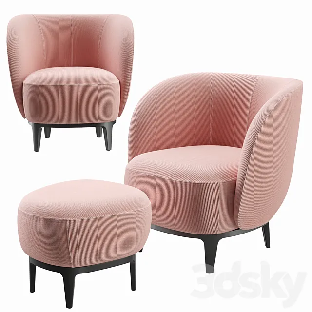 ligne roset SOUFFLOT 3DS Max Model
