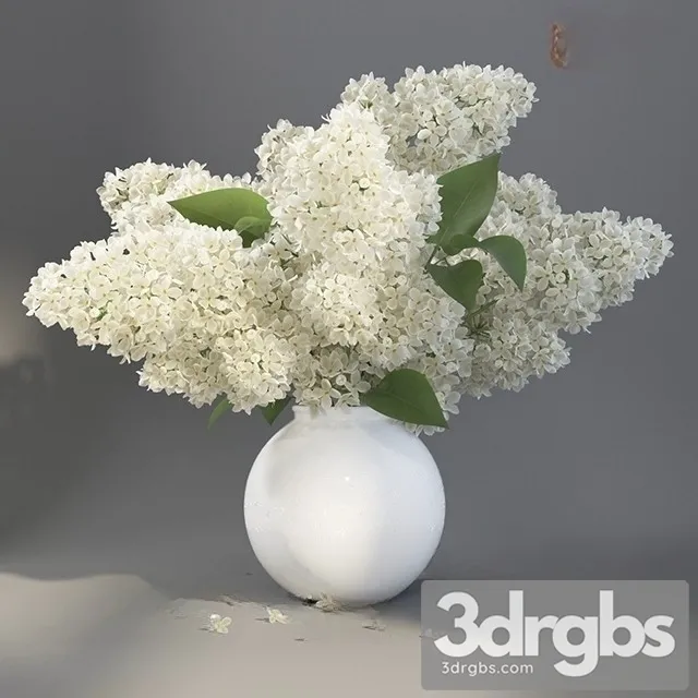 Lilac Vase Bouquet 3 3dsmax Download