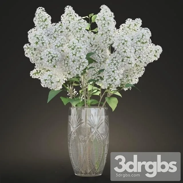 Lilac White Bouquet 3dsmax Download