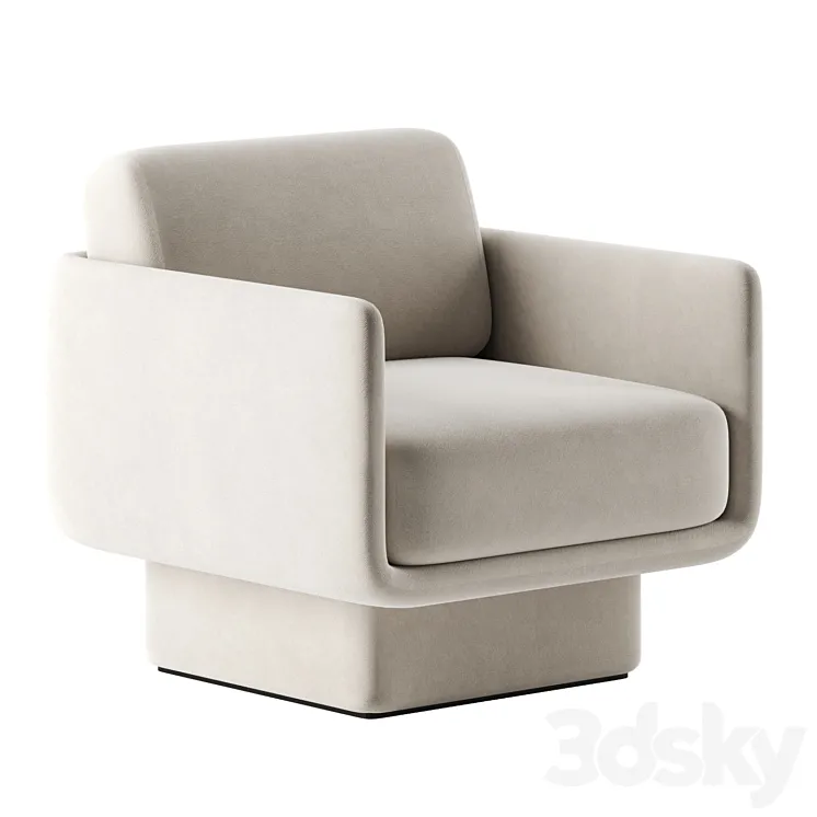 LILAS chair by Gallotti & Radice 3DS Max