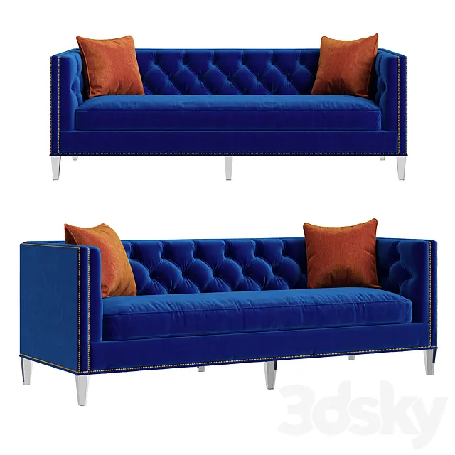 Lillian August for Hickory White LA6154S Wright Modern Sofa 3ds Max