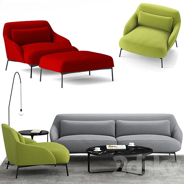 Lima _ Tacchini Collection 3ds Max