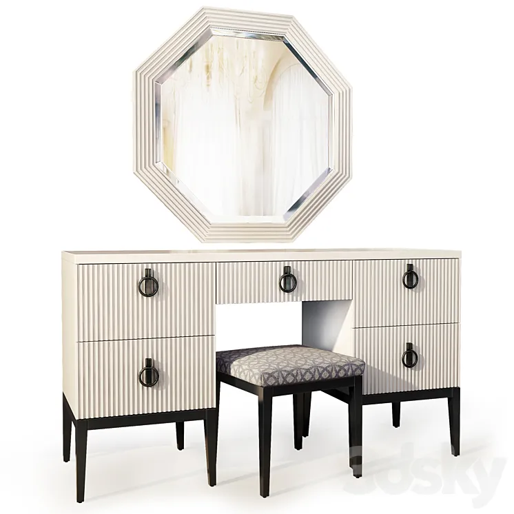Lima dressing table. Dressing table by Medusa Home 3DS Max