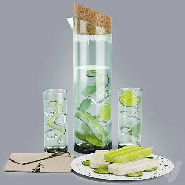 Lime water 3DSMax File