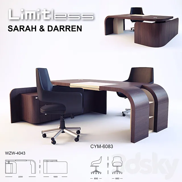 limitless sarah & darren 3ds Max