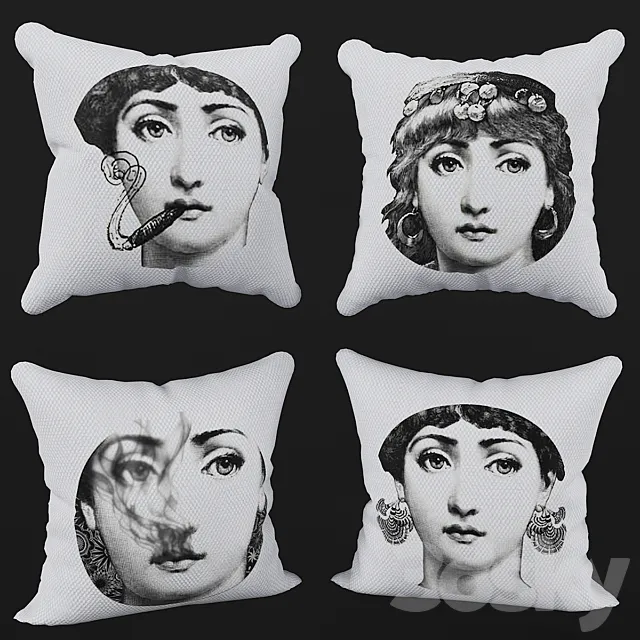 Lina_Cavalieri_Pillow_03 3ds Max