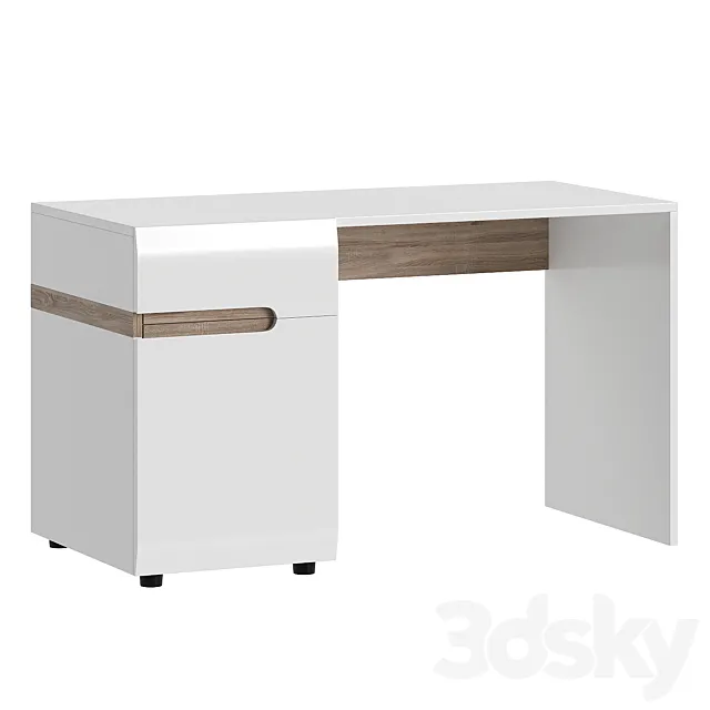 Linate writing desk 3ds Max