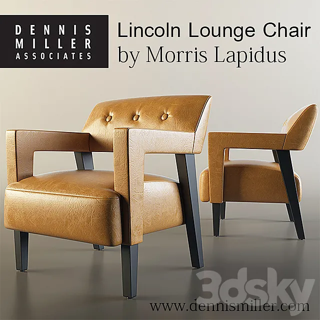 Lincoln Lounge Chair 3DS Max Model