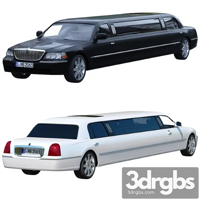 Lincoln town car limousine