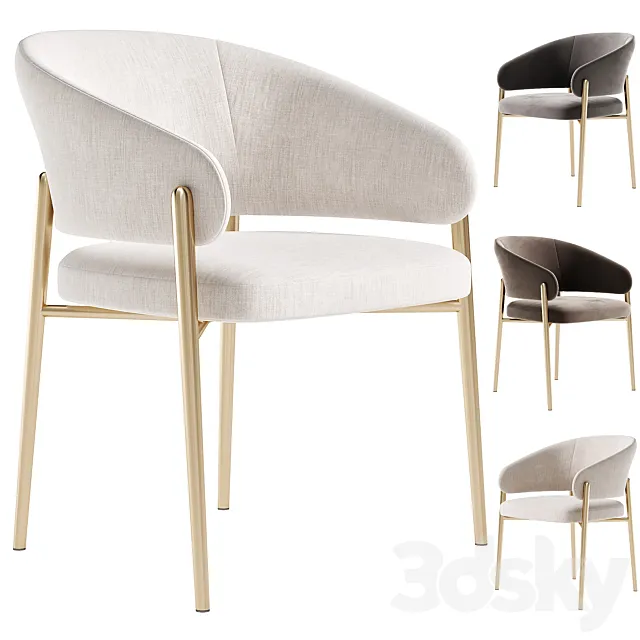 Linda Chair by Marelli 3ds Max